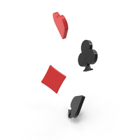 Suit Of Cards Falling PNG & PSD Images