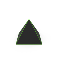 Techno Wireframe Pyramid PNG & PSD Images