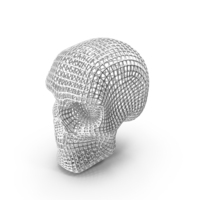 Quads Lattice Skull PNG & PSD Images
