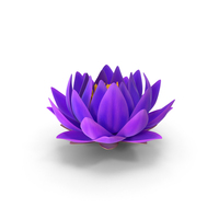 Realistic Nymphaea Siam Purple PNG & PSD Images