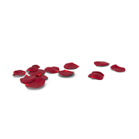 Realistic Rose Petals red PNG & PSD Images