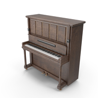 Vintage Upright Piano PNG & PSD Images
