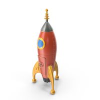 Retro Rocketship PNG & PSD Images