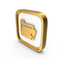 Add Create New Folder Square Coin PNG & PSD Images