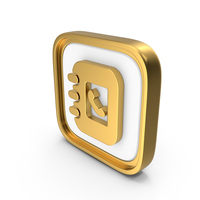 Address Book Square Coin PNG & PSD Images