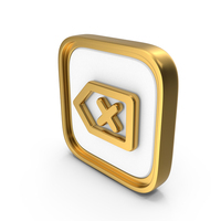 Back Space Square Coin PNG & PSD Images