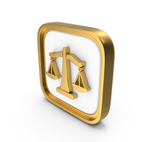 Balance Scale Square Coin PNG & PSD Images