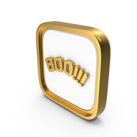 Boo Square Coin PNG & PSD Images