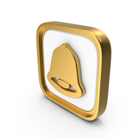Bell Square Coin PNG & PSD Images