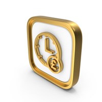 Business Time Pound Square Coin PNG & PSD Images
