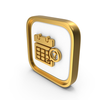 Calender Help Square Coin PNG & PSD Images