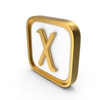 CHI Greek Square Coin PNG & PSD Images