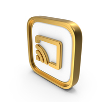 Chromecast Square Coin PNG & PSD Images