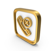 Decline Pone Call Square Coin PNG & PSD Images