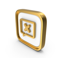 Delete Message Square Coin PNG & PSD Images