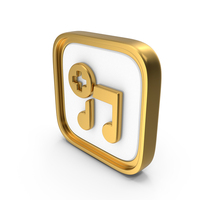 Delete Music Interface Square Coin PNG & PSD Images