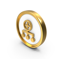 Add To Network Circular Coin PNG & PSD Images