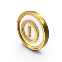 Alert Circle Circular Coin PNG & PSD Images