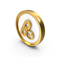 Approved Link Circular Coin PNG & PSD Images