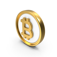 Bitcoin Circular Coin PNG & PSD Images
