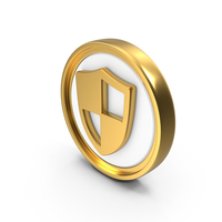 Crossed Shield Circular Coin PNG & PSD Images