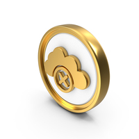 Delete Cloud Circular Coin PNG & PSD Images
