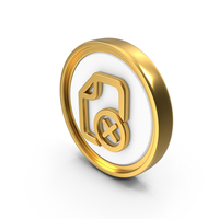 Delete File Circular Coin PNG & PSD Images