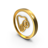 Dental Treatment Dollar Circular Coin PNG & PSD Images