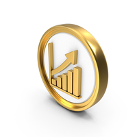Business Growth Circular Coin PNG & PSD Images