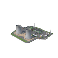 Nuclear Power Plant Complex PNG & PSD Images
