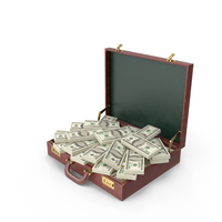 Open Briefcase With Money PNG & PSD Images