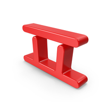 Korean letter P red PNG & PSD Images