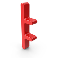 Korean letter YA red PNG & PSD Images