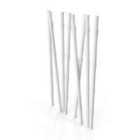 Monochrome Bamboo Partition PNG & PSD Images
