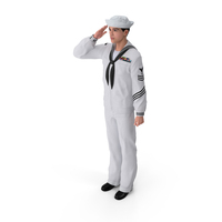 Asian Sailor US Navy Salutes PNG & PSD Images
