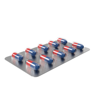 Blister Package And Pills PNG & PSD Images