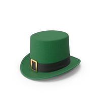 Irish Leprechaun Hat Felt Green PNG & PSD Images