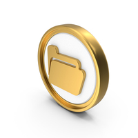 Delete Remove Folder Circular Coin PNG & PSD Images