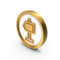 Direction Circular Coin PNG & PSD Images