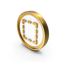 Dotted Square Circular Coin PNG & PSD Images