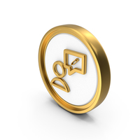 Edit User Account Circular Coin PNG & PSD Images