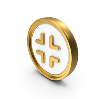 Exit Full Screen Circular Coin PNG & PSD Images
