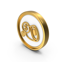 Food Price Dollar Circular Coin PNG & PSD Images
