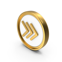 Free Right Arrow Circular Coin PNG & PSD Images