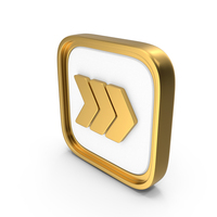 Digital Arrow Square Coin PNG & PSD Images