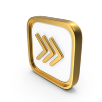 Free Right Arrow Square Coin PNG & PSD Images