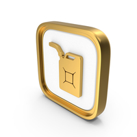 Gas Can Square Coin PNG & PSD Images