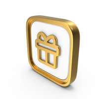 Gift Box Square Coin PNG & PSD Images