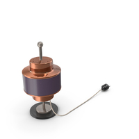 Table Lamp Metal Copper PNG & PSD Images