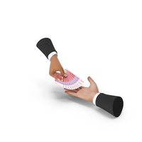 African 1000 Francs Money Bill Help Giving Notes Hand Hold PNG & PSD Images
